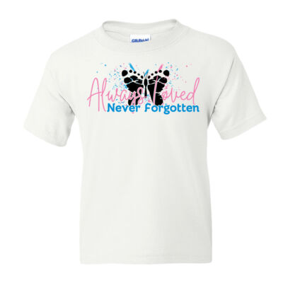 White Youth DryBlend 50/50 T-Shirt Thumbnail