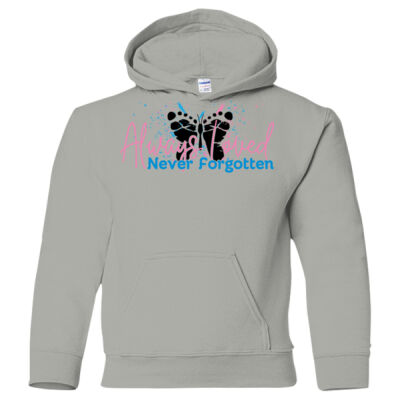 Grey Youth Heavy Blend Hoodie Thumbnail