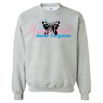 Grey Adult Heavy Blend Crewneck Thumbnail